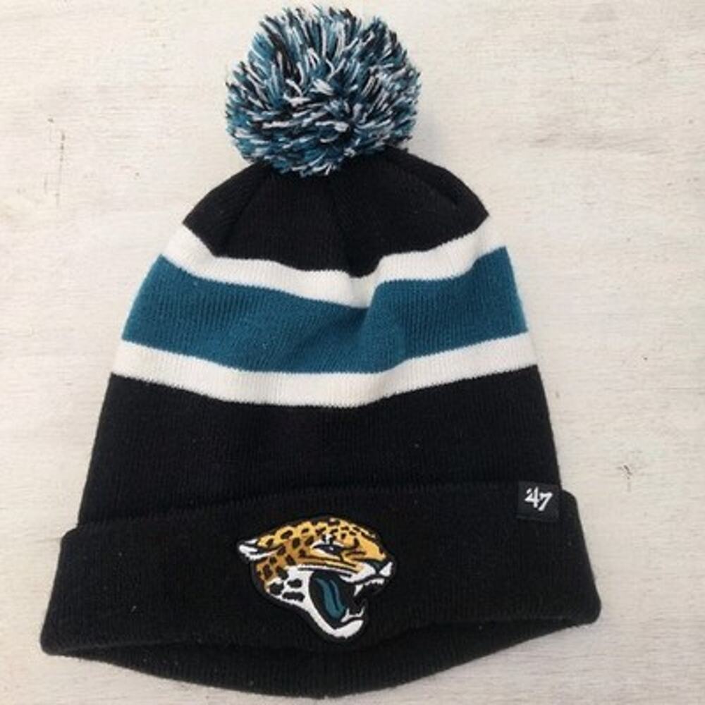 Jacksonville Jaguars ‘47 Brand NFL Pom Hat Winter Cap Black